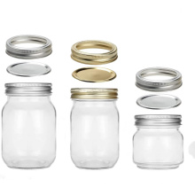 Customized Glass Mini Wholesale Regular Mouth Canning 12 Oz Mason Jars In Bulk Salt And Pepper With Lid